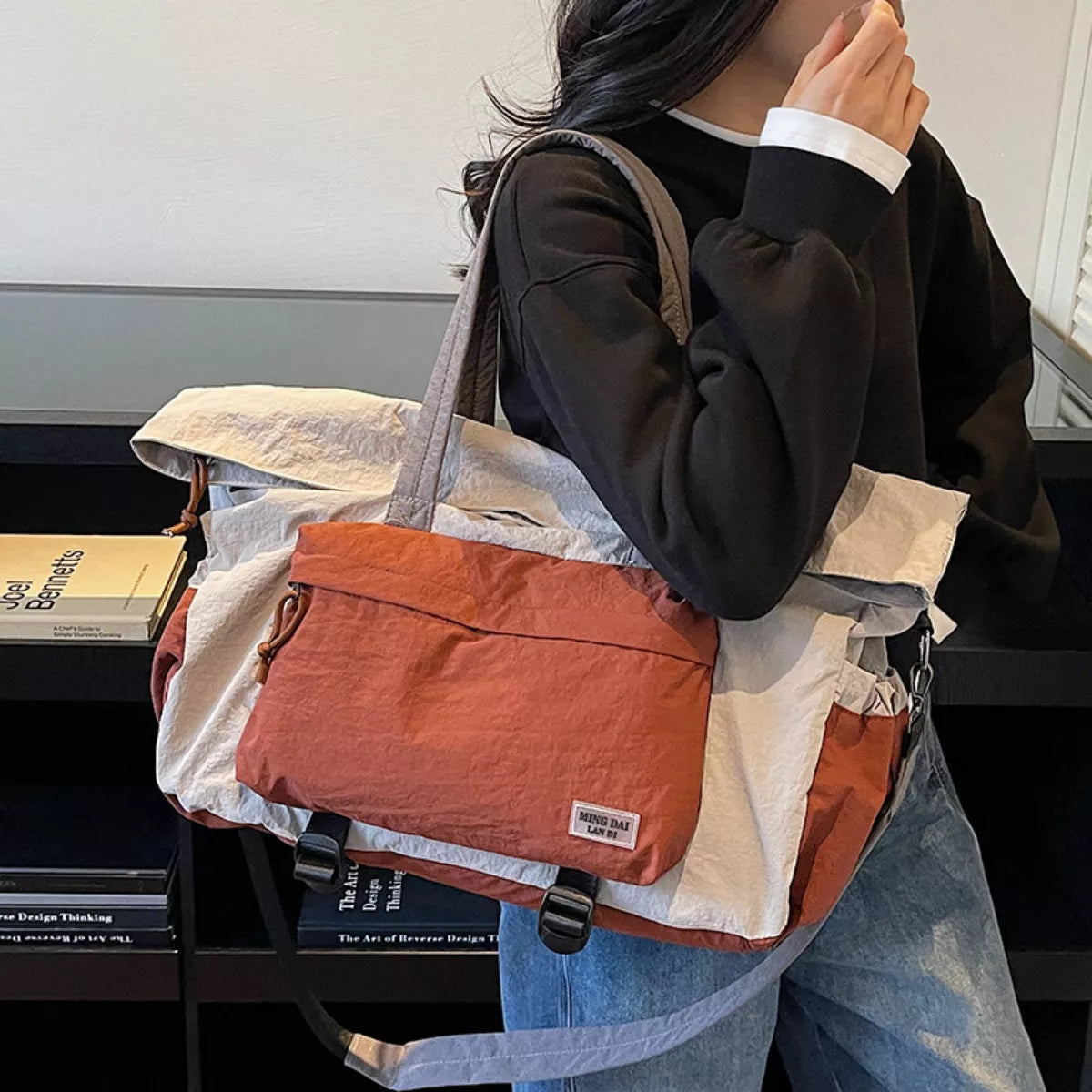 Color Block Travel Bga - Lilixa.store