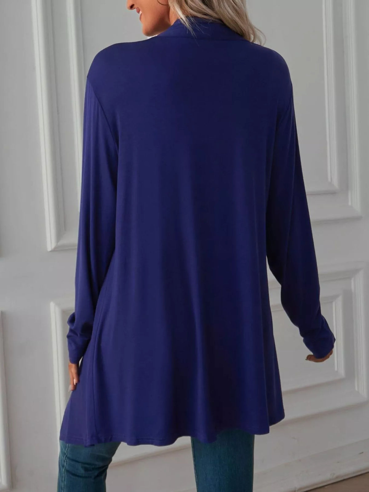 Lightweight Open Front Cardigan - Lilixa.store