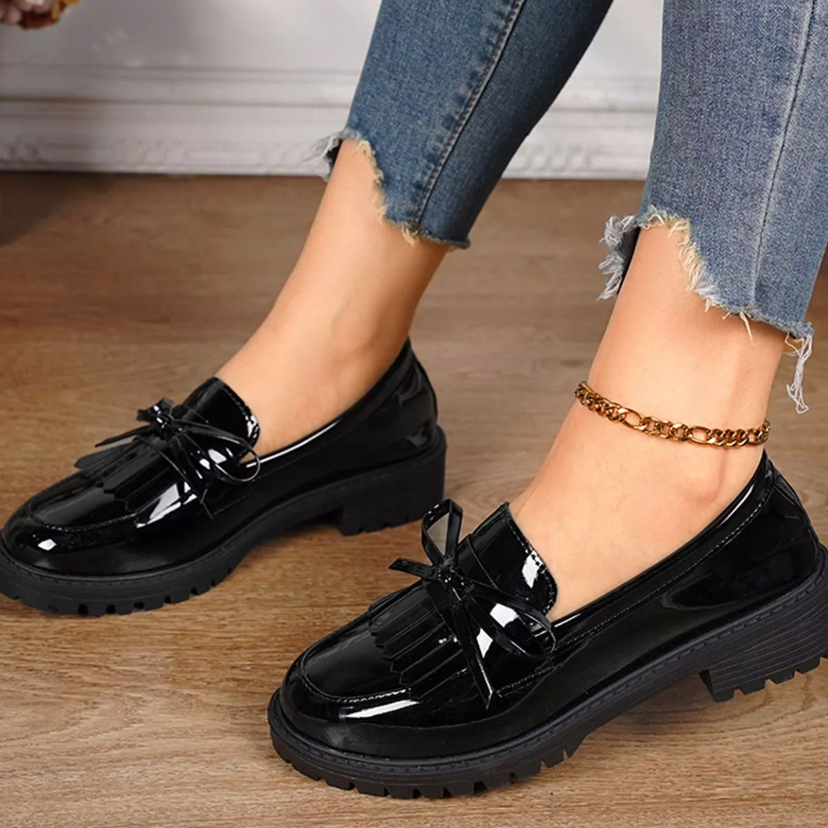 Round Toe Slip-Ons, view 7