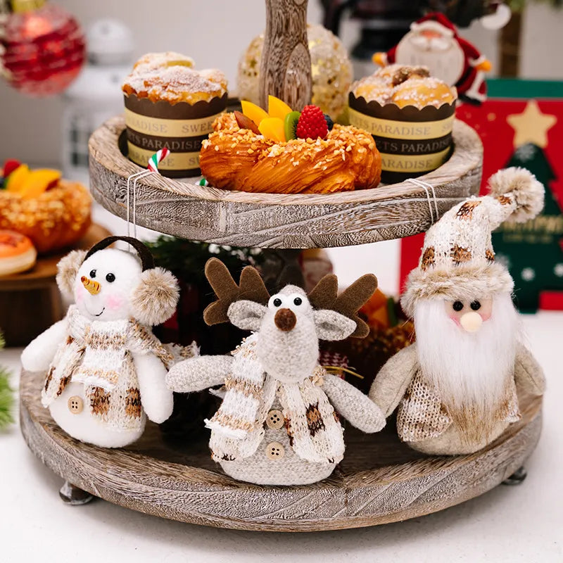 Santa Snowman Reindeer Hanging Ornament - Lilixa.store
