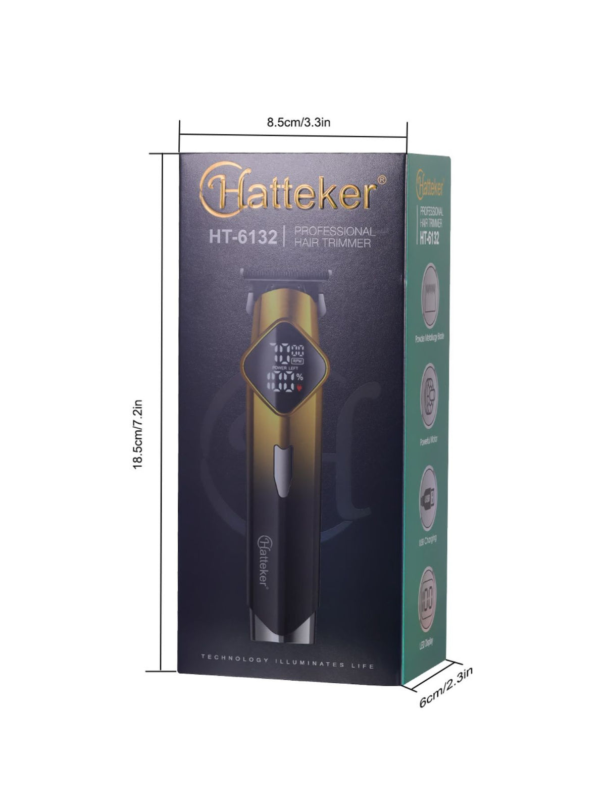 Cordless Hair Clipper with LED Display - Lilixa.store