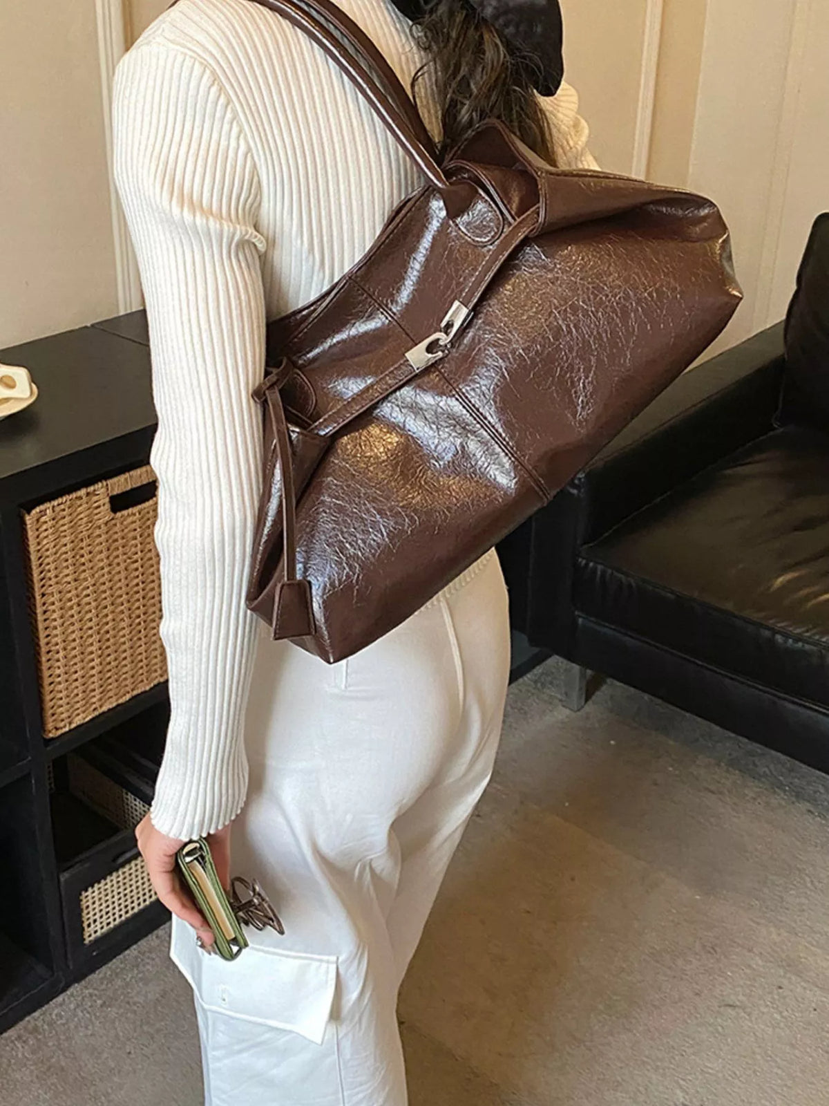 PU Leather Shoulder Bag - Lilixa.store