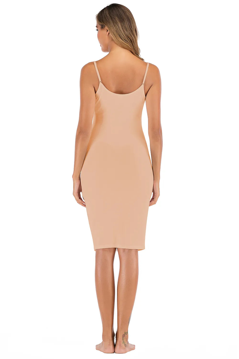 Lace Detail V-Neck Spaghetti Strap Lounge Dress - Lilixa.store
