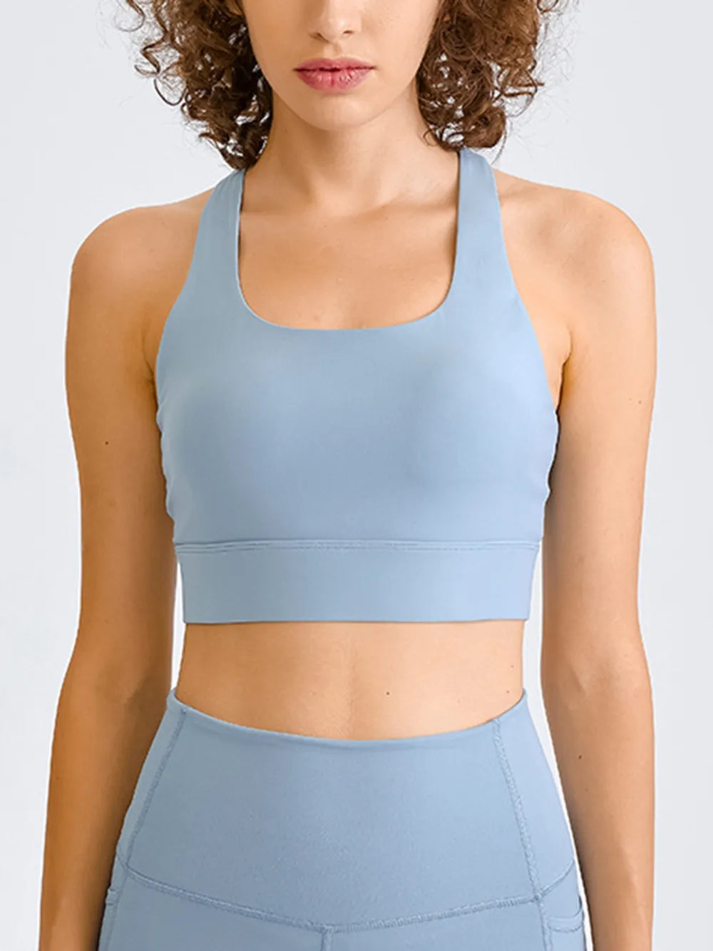 Millennia Double Take Square Neck Racerback Cropped Tank - Lilixa.store