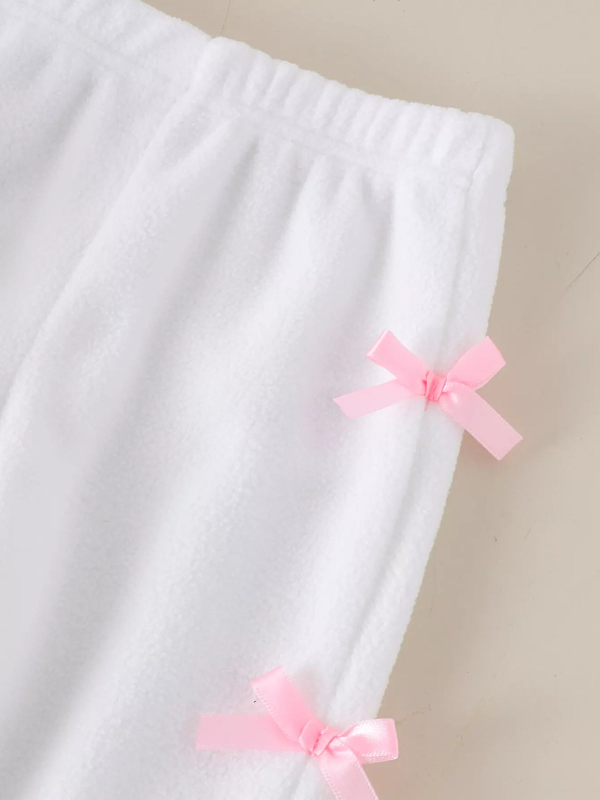 Children's Bow Round Neck Top and Pants Set - Lilixa.store