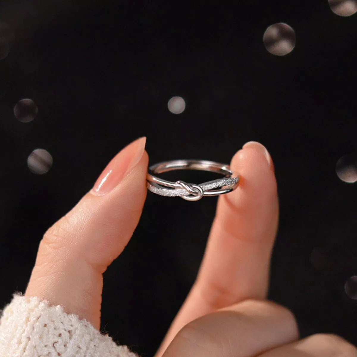 925 Sterling Silver Knot Ring - Lilixa.store