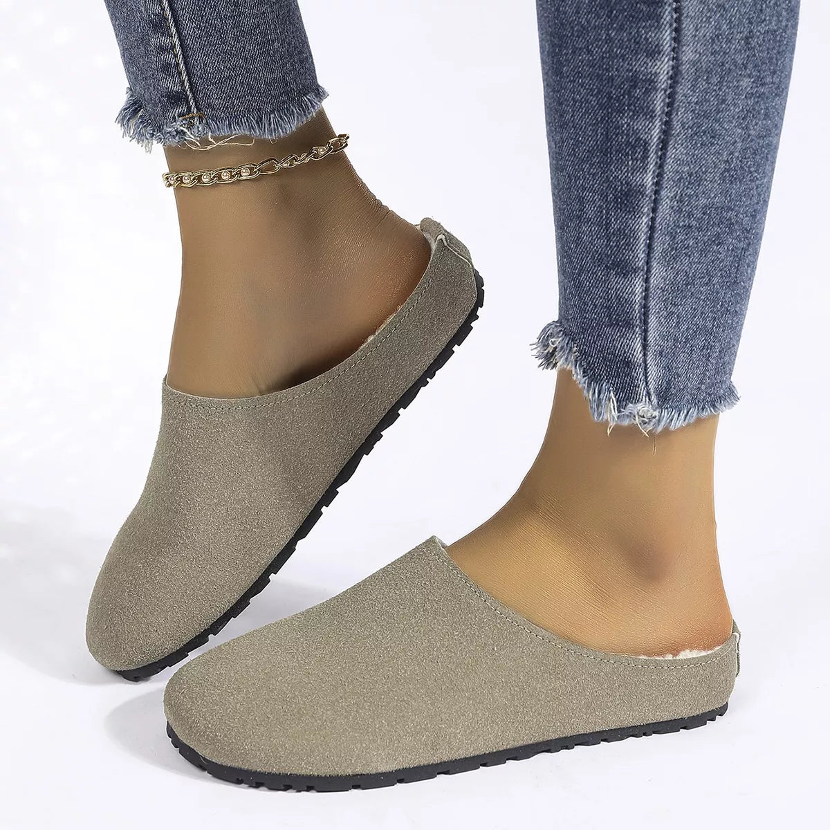 Round Toe Flats Slippers - Lilixa.store