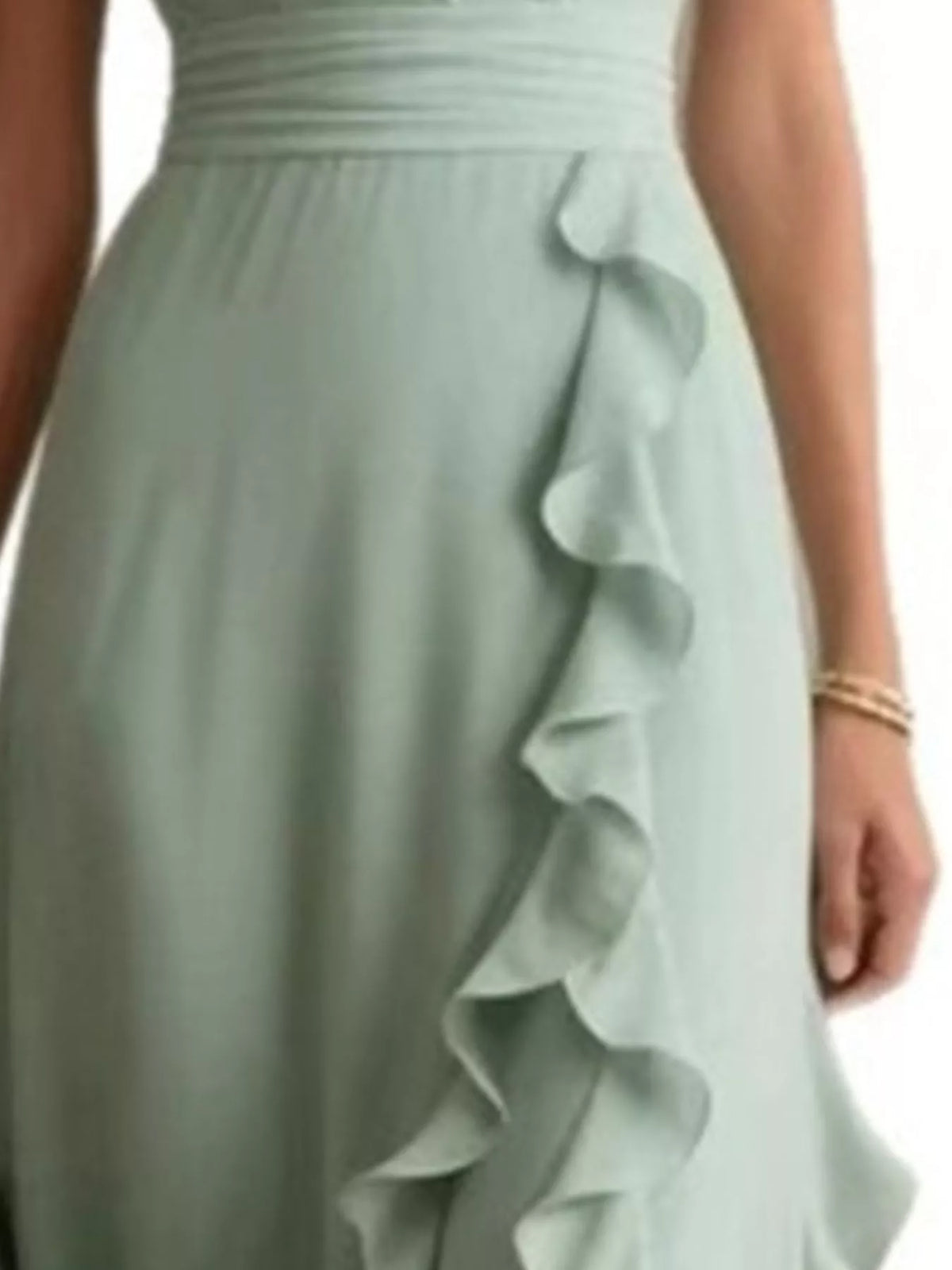 Ruffled Surplice Maxi Dress - Lilixa.store