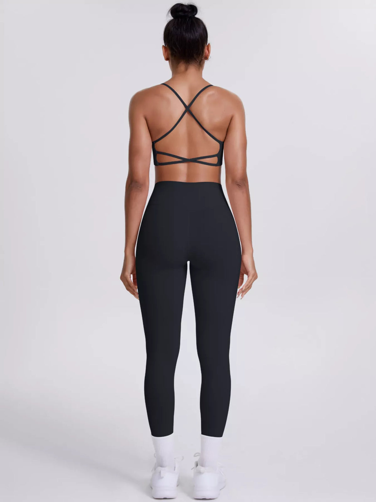 Criss-Cross Back Cami and Leggings Active Set - Lilixa.store