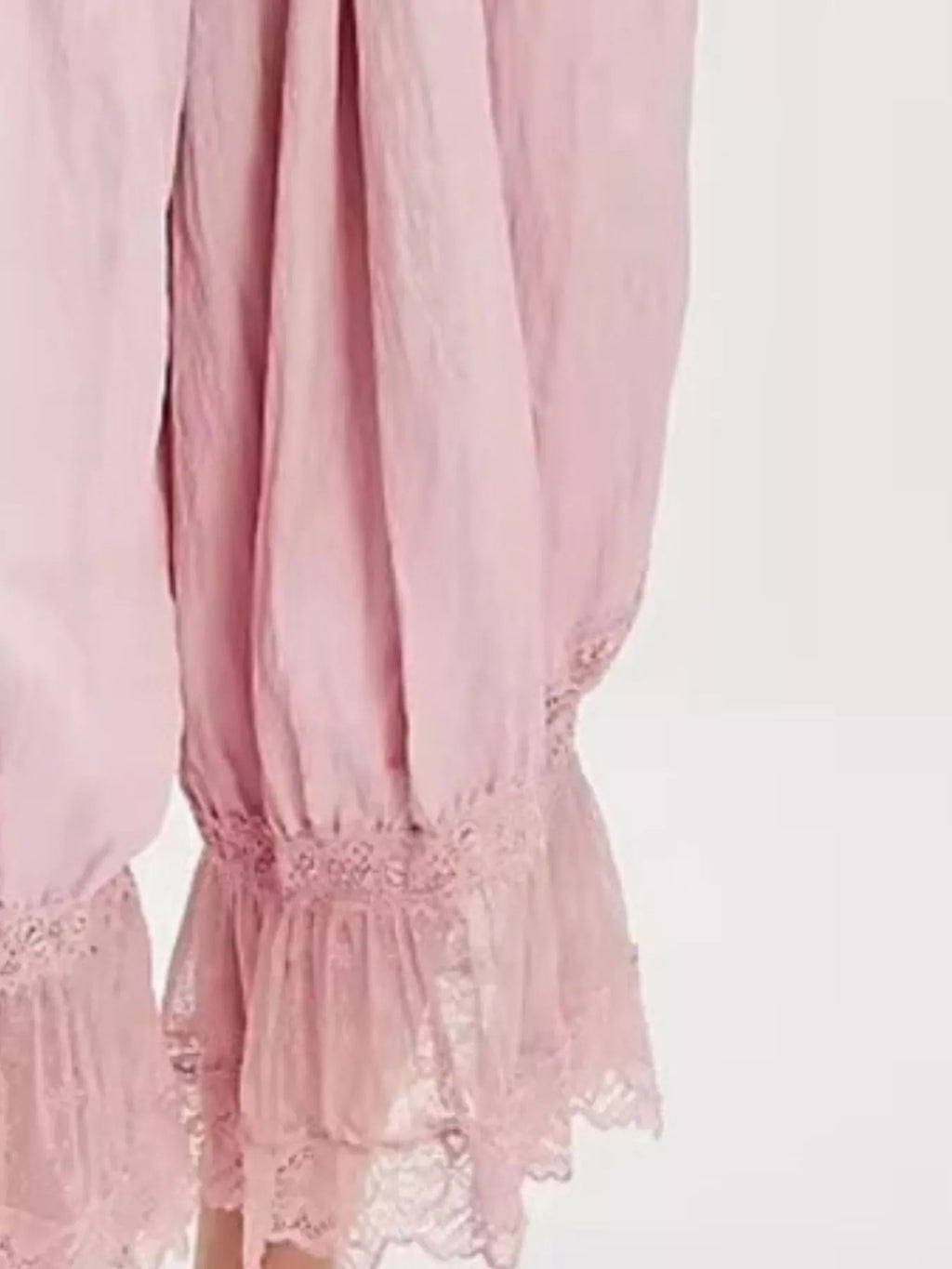 Lace Trimmed Lounge Pants - Lilixa.store