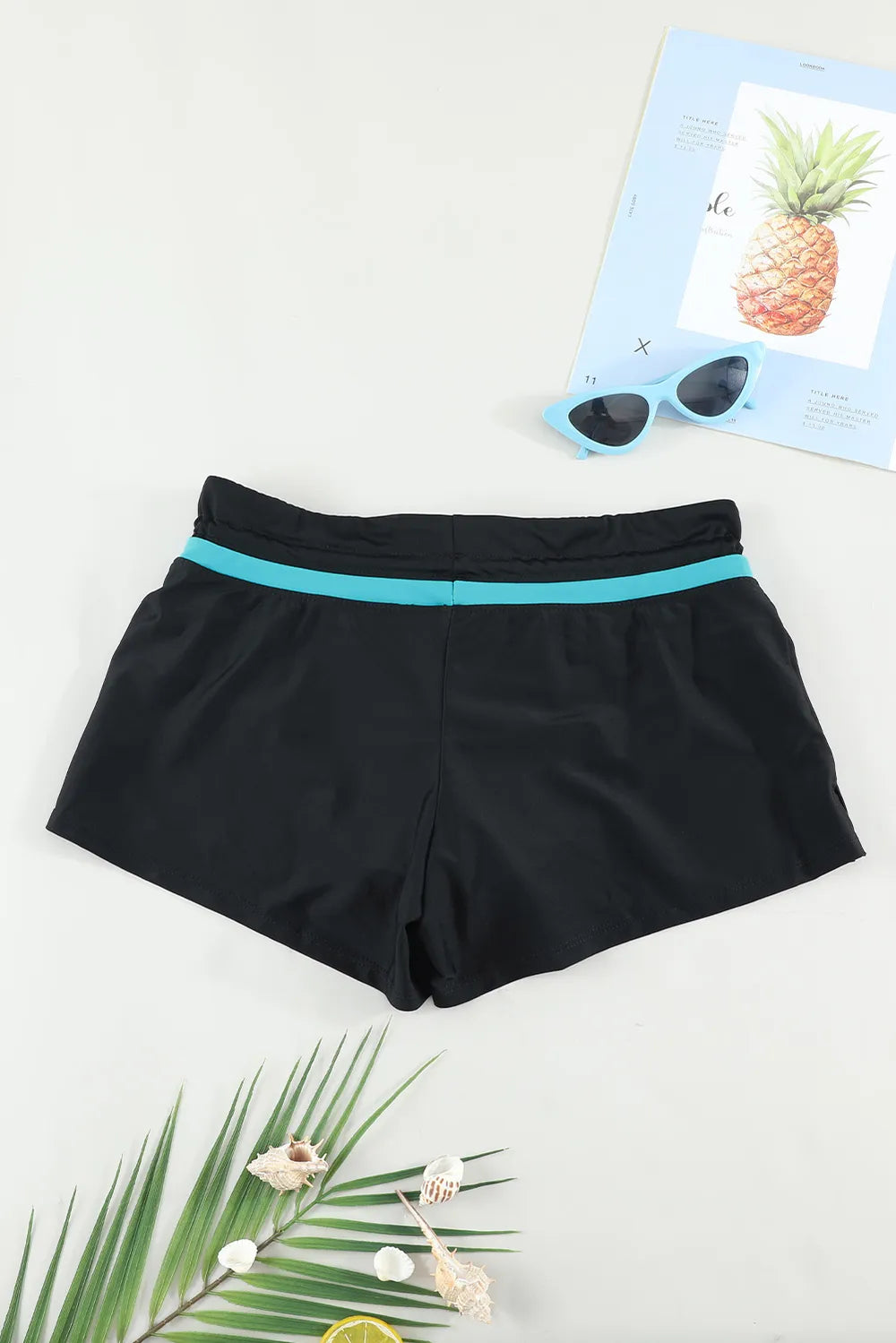 Full Size Drawstring Swim Shorts - Lilixa.store