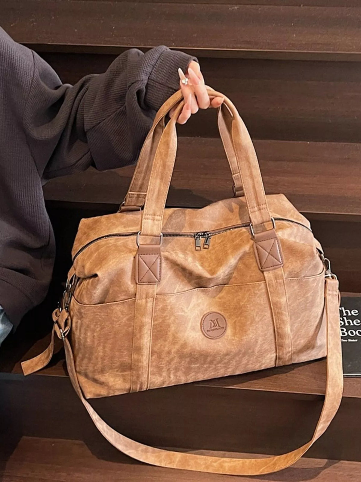 Vintage Washed Duffel Bag - Lilixa.store