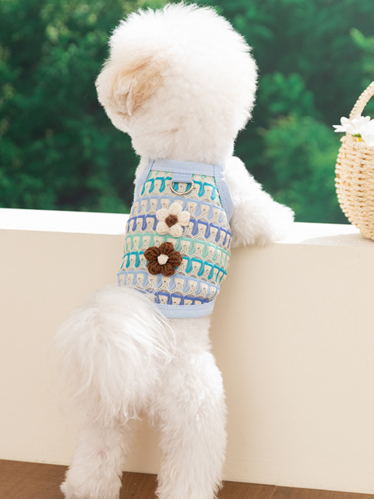Floral Breathable Pet Top - Lilixa.store