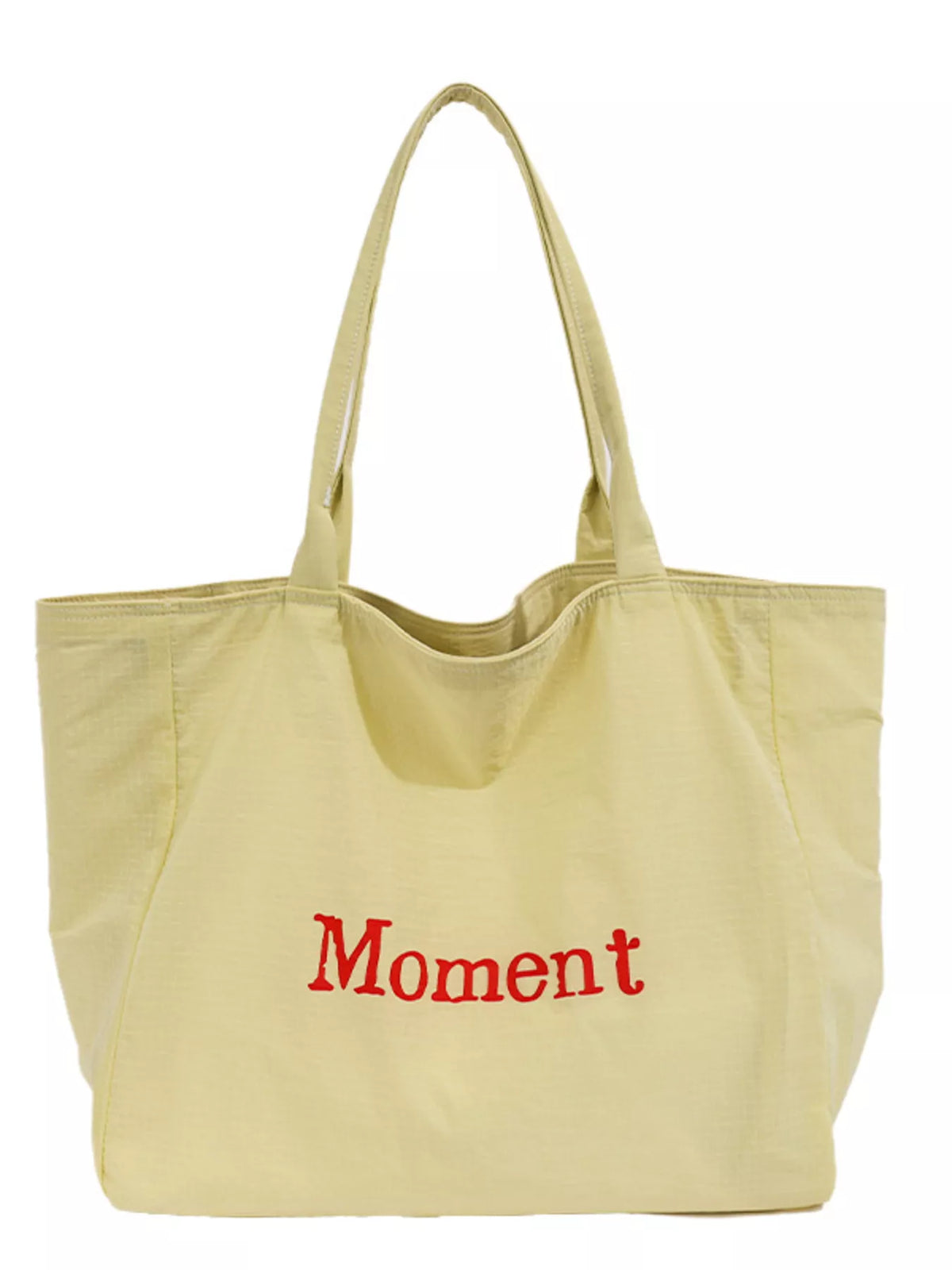 Letter Canvas Tote Bag