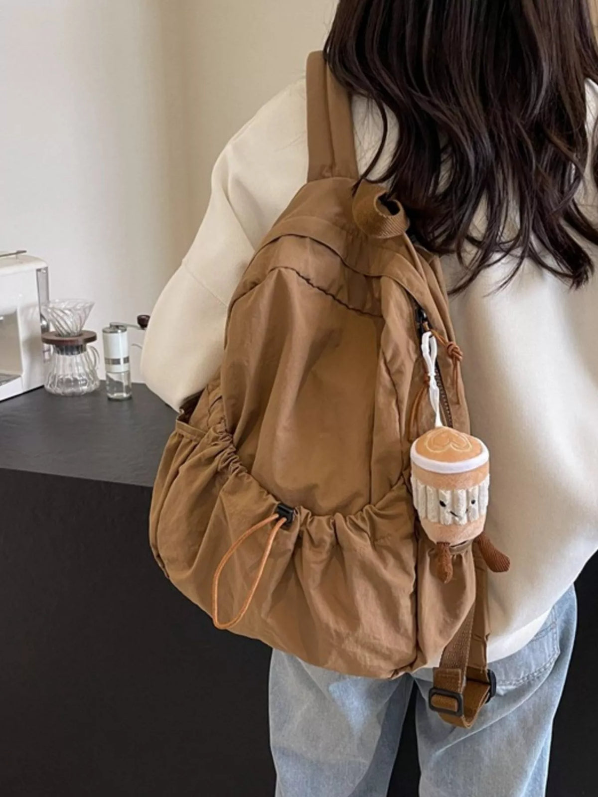 Casual Lightweight Drawstring Backpack Bag - Lilixa.store