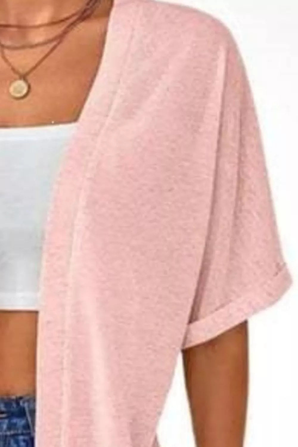 Side Sit Open Front Cardigan - Lilixa.store