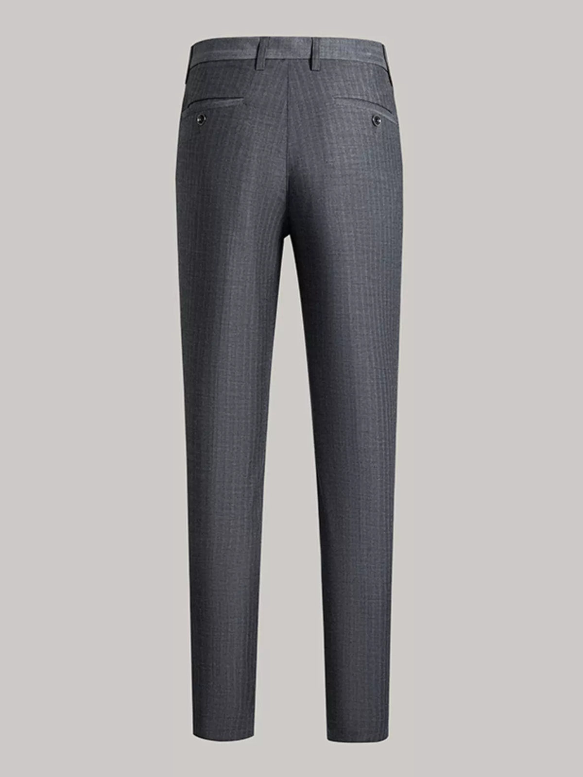 Men's Slim Fit Pants in Dark Gray, view 2
