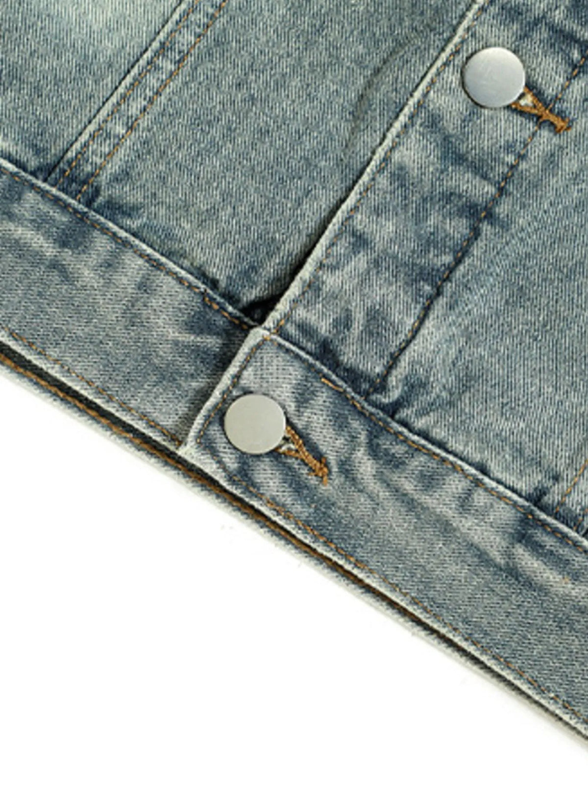 Men's Button Up Long Sleeve Denim Jacket - Lilixa.store