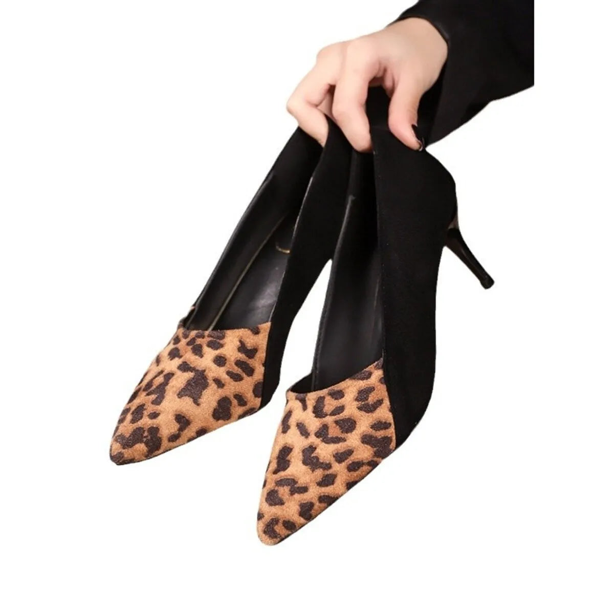 Point Toe Suede Pumps - Lilixa.store