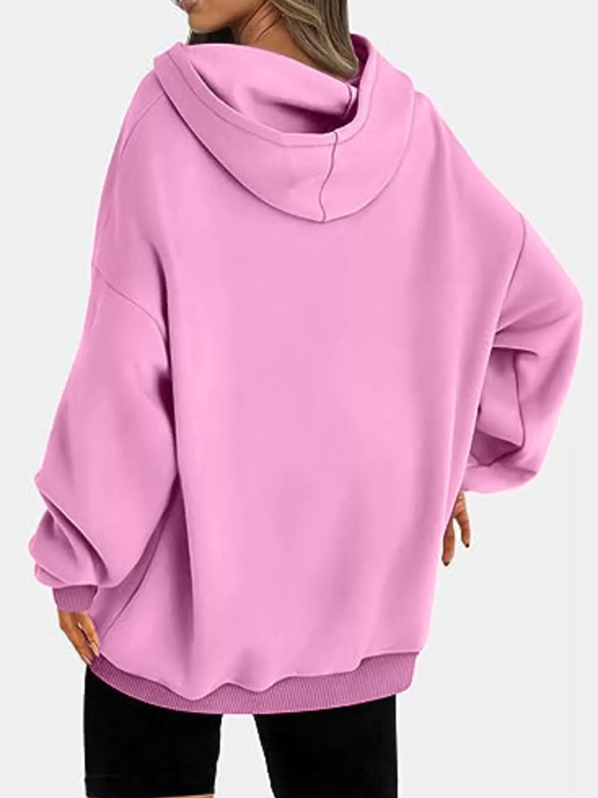 Drop Shoulder Long Sleeve Hoodie, view 15