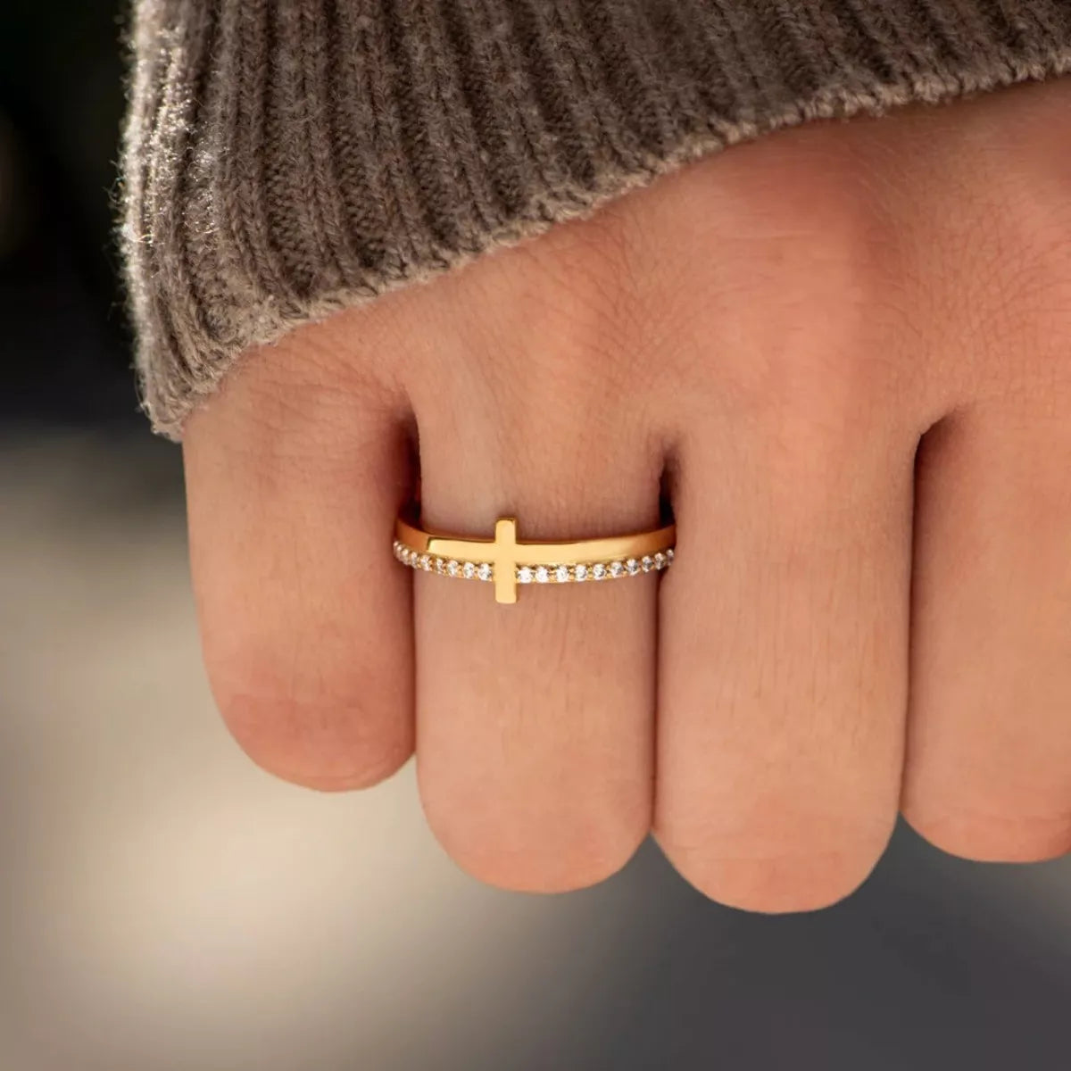925 Sterling Silver Cross Ring - Lilixa.store