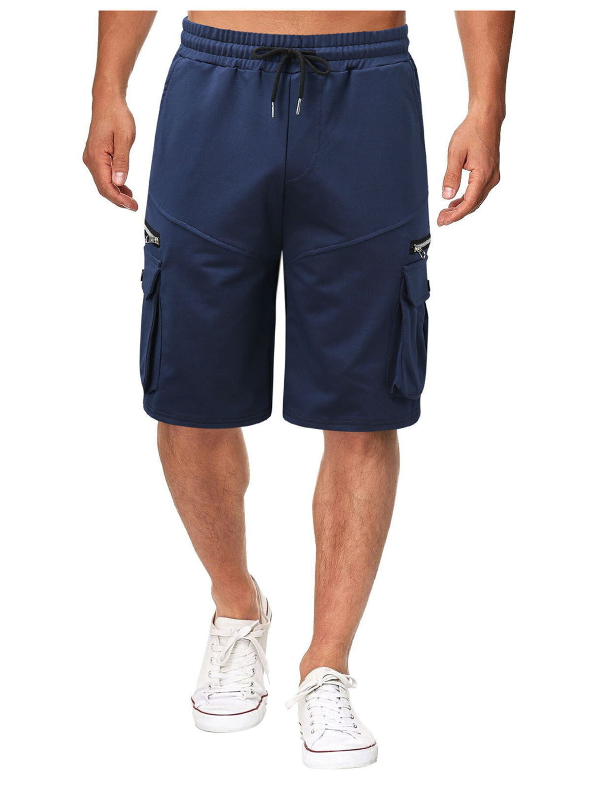Men's Full Size Drawstring Cargo Shorts Plus Size