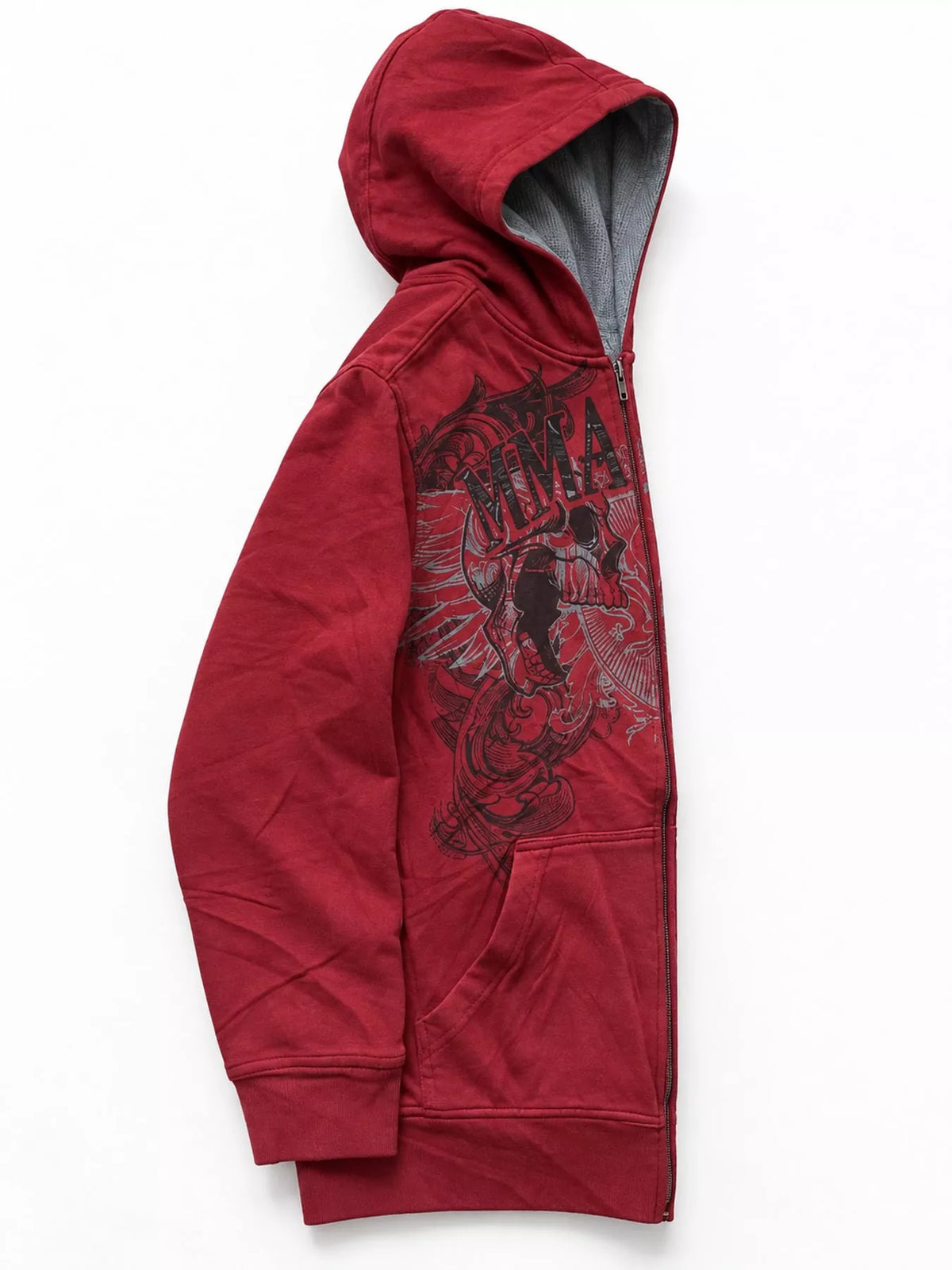 Halloween Gothic Graphic Zip-Up Hoodie, view 9