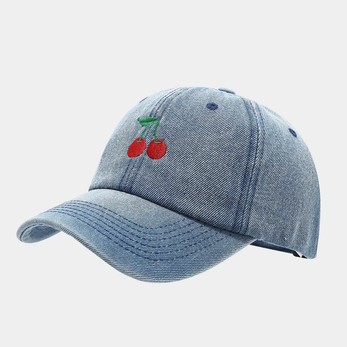 Cherry Embroidery Baseball Cap - Lilixa.store