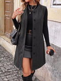 Sleeveless Longine Vest Coat - Lilixa.store