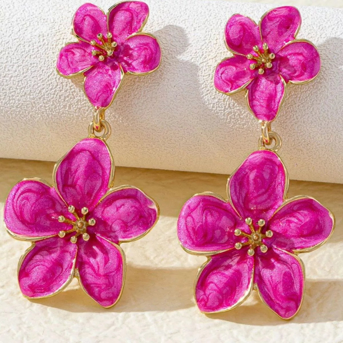 Flower Dangle Earrings - Lilixa.store