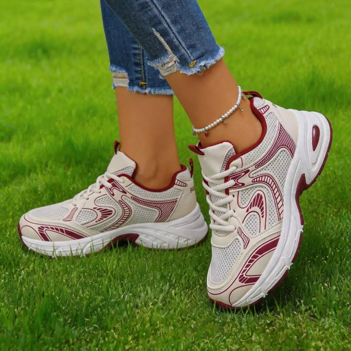 Breathable Lace Up Athletic - Lilixa.store