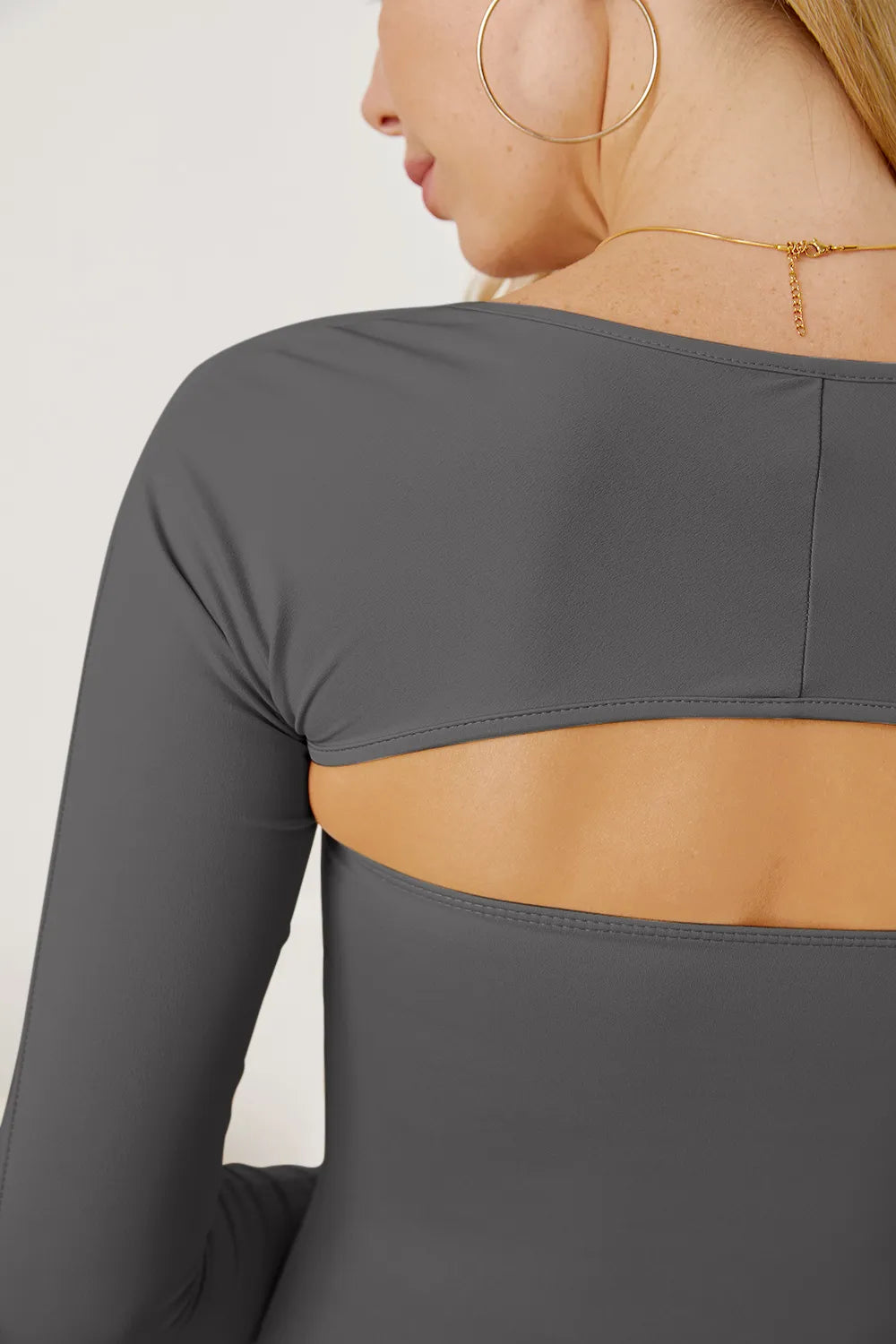 Cutout Raglan Sleeve Bolero and Tube Top, view 9