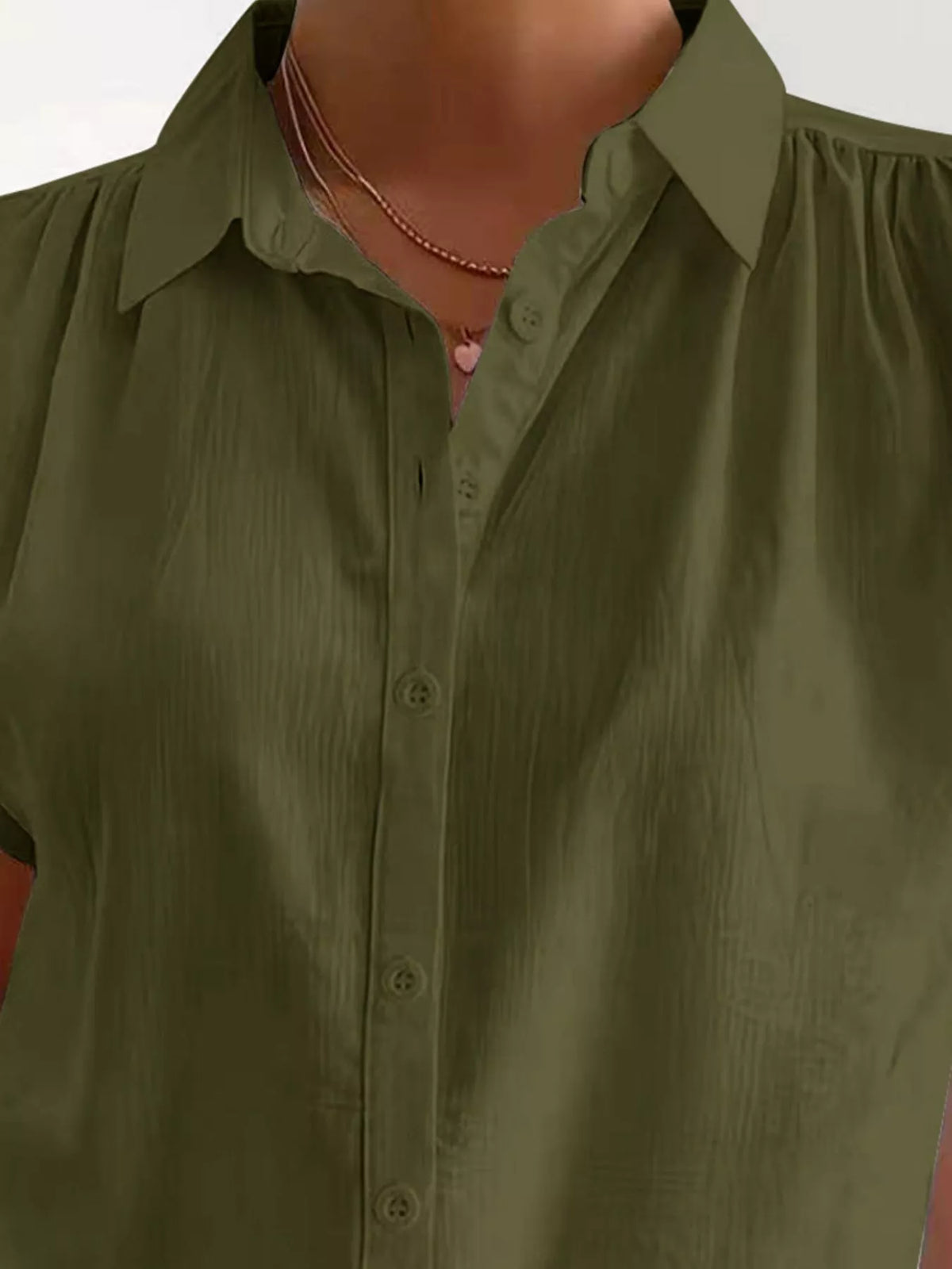 Button-Down Short Sleeve Shirt, view 7