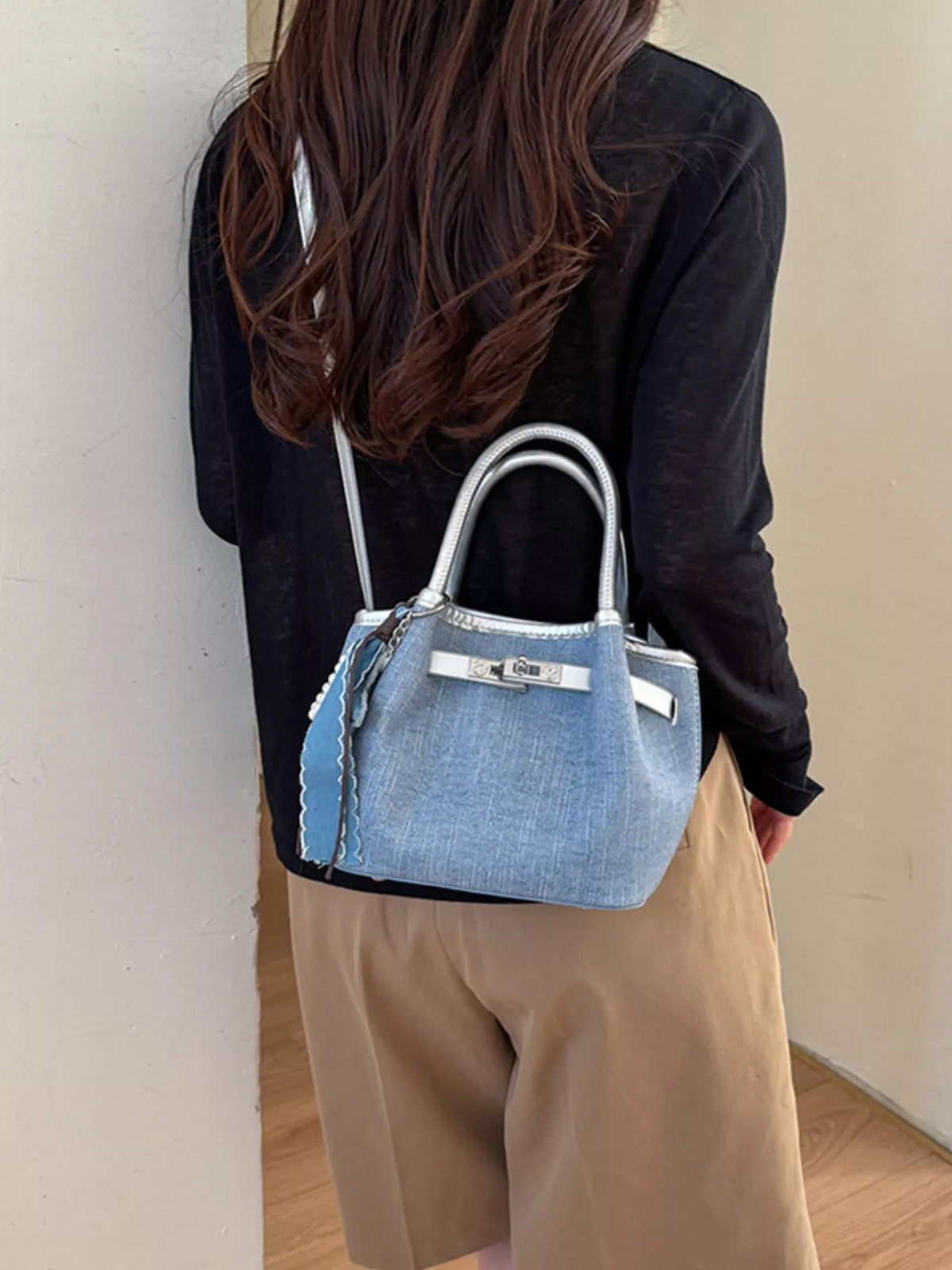 Top Handle Crossbody Bag