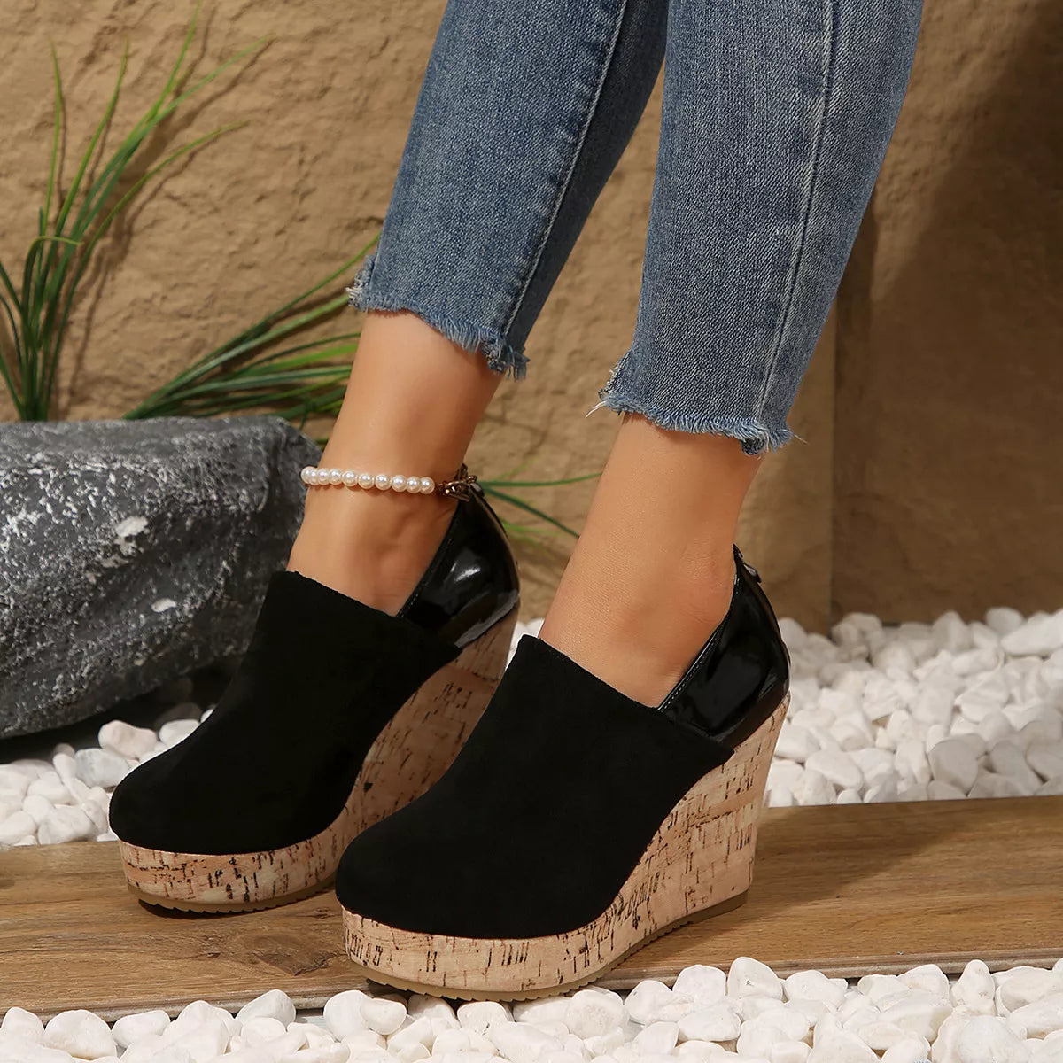 Round Toe Slip-Ons - Lilixa.store