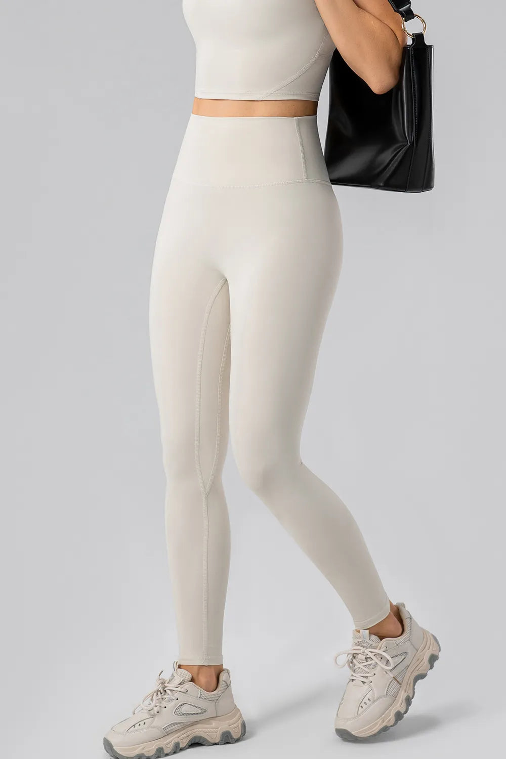 High Waist Wide Waistband Active Leggings - Lilixa.store