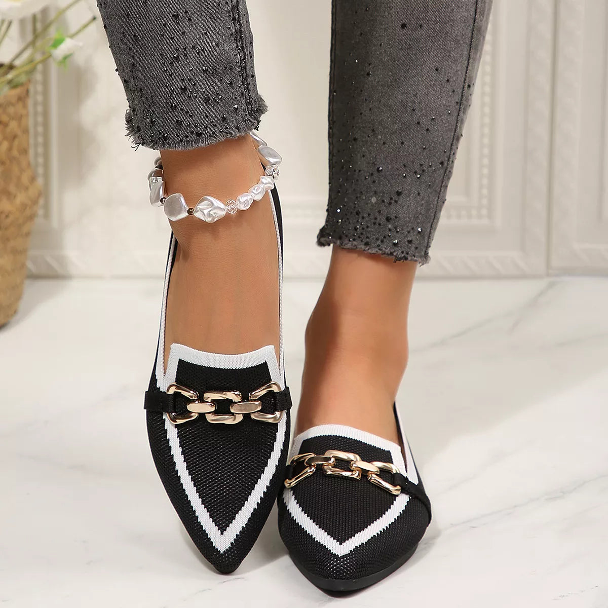 Point Toe Slip-Ons - Lilixa.store
