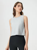 Millennia Round Neck Cropped Active Tank - Lilixa.store
