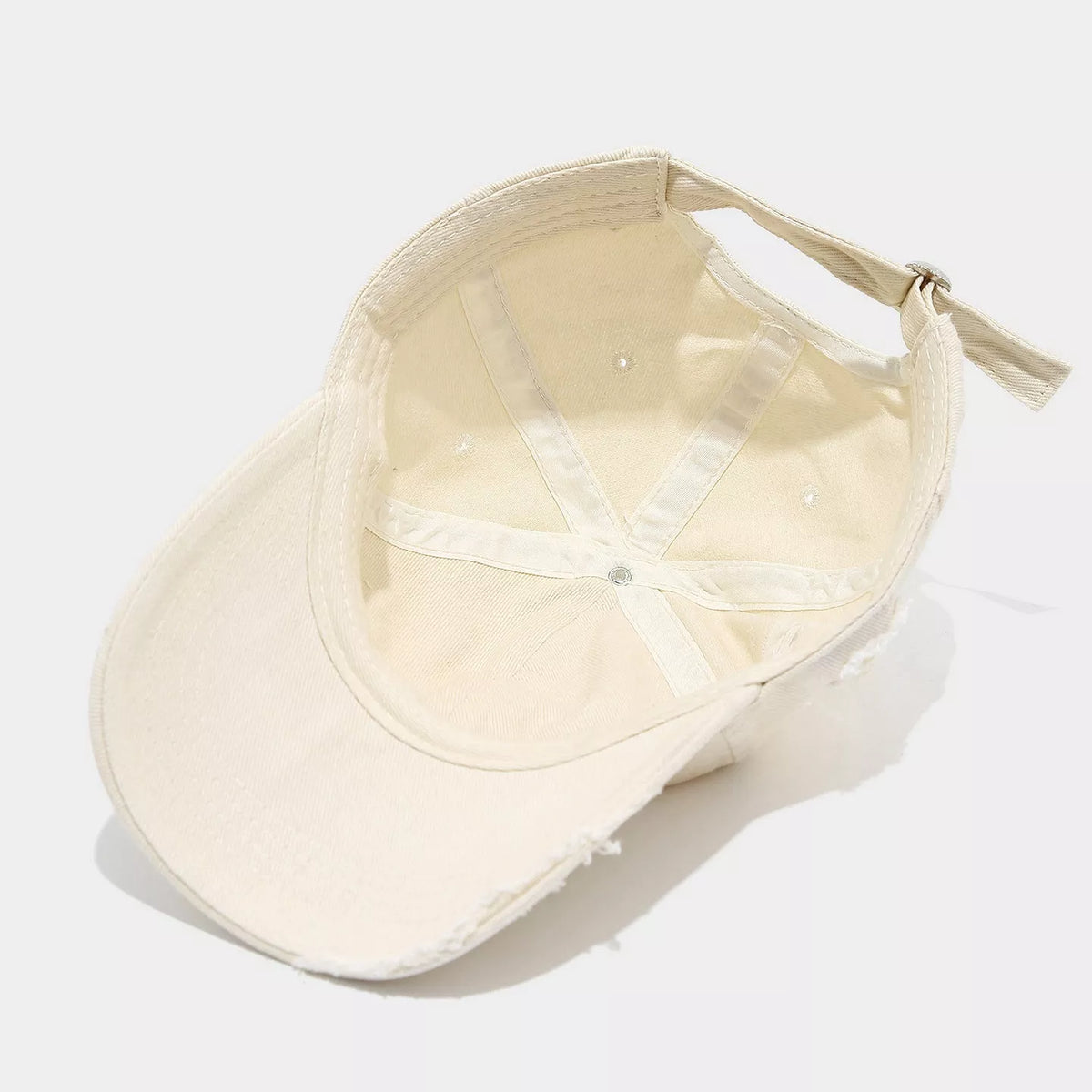 Distressed Cotton Baseball Cap - Lilixa.store