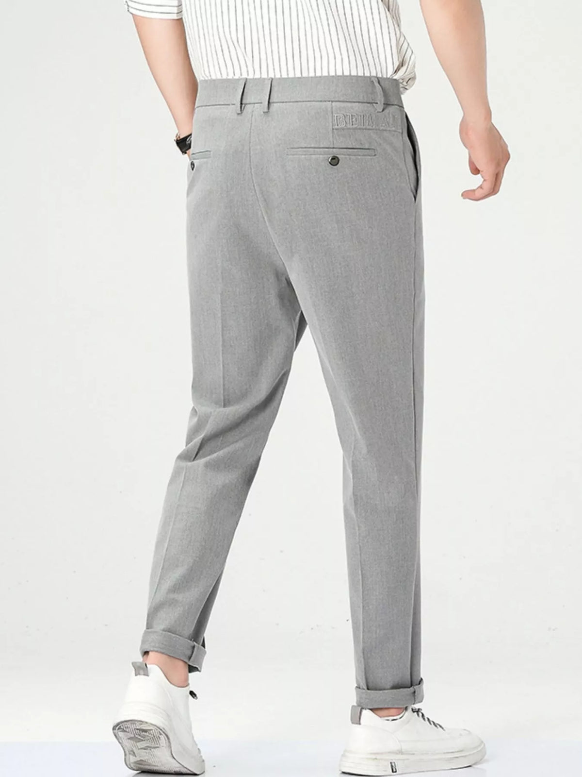 Men's Loose Fit Straight Leg Pants, view 6