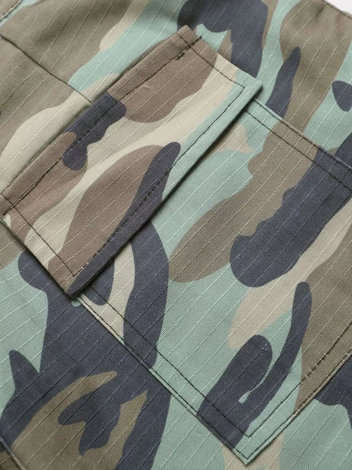 Men's Star Camouflage Cargo Capris - Lilixa.store