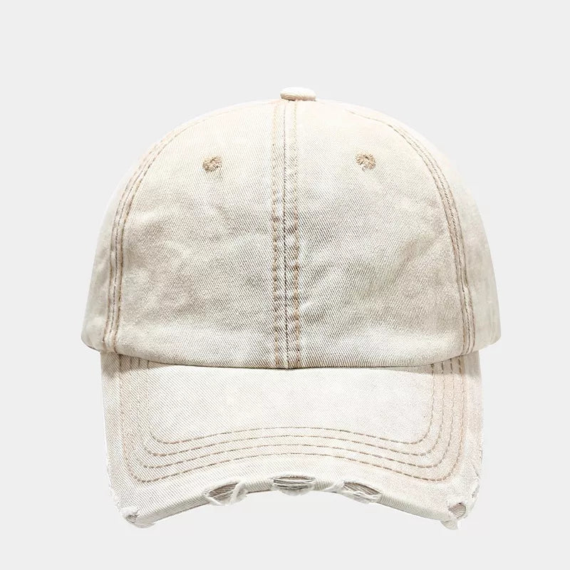 Vintage Distressed Washed Baseball Cap - Lilixa.store