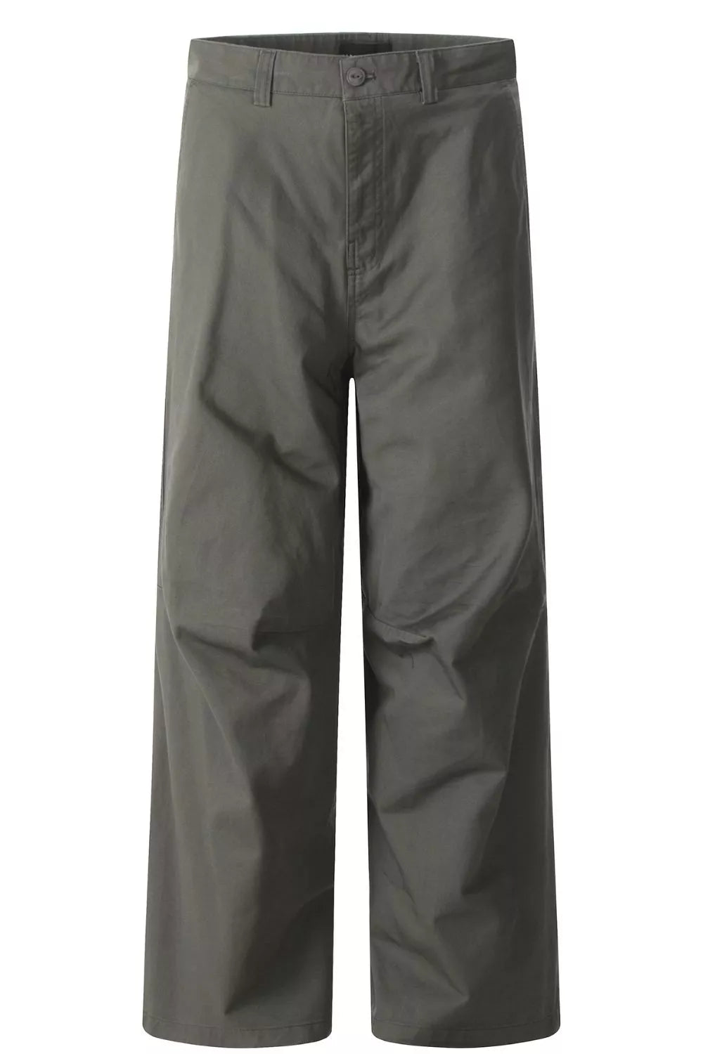Men's Wide Leg Casual Pants in Army Green