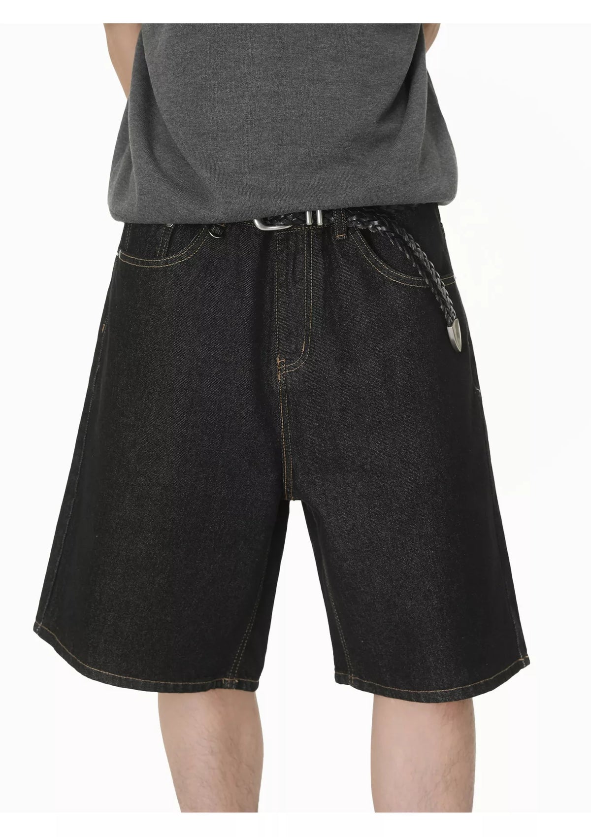 Men's Loose Fit Denim Shorts