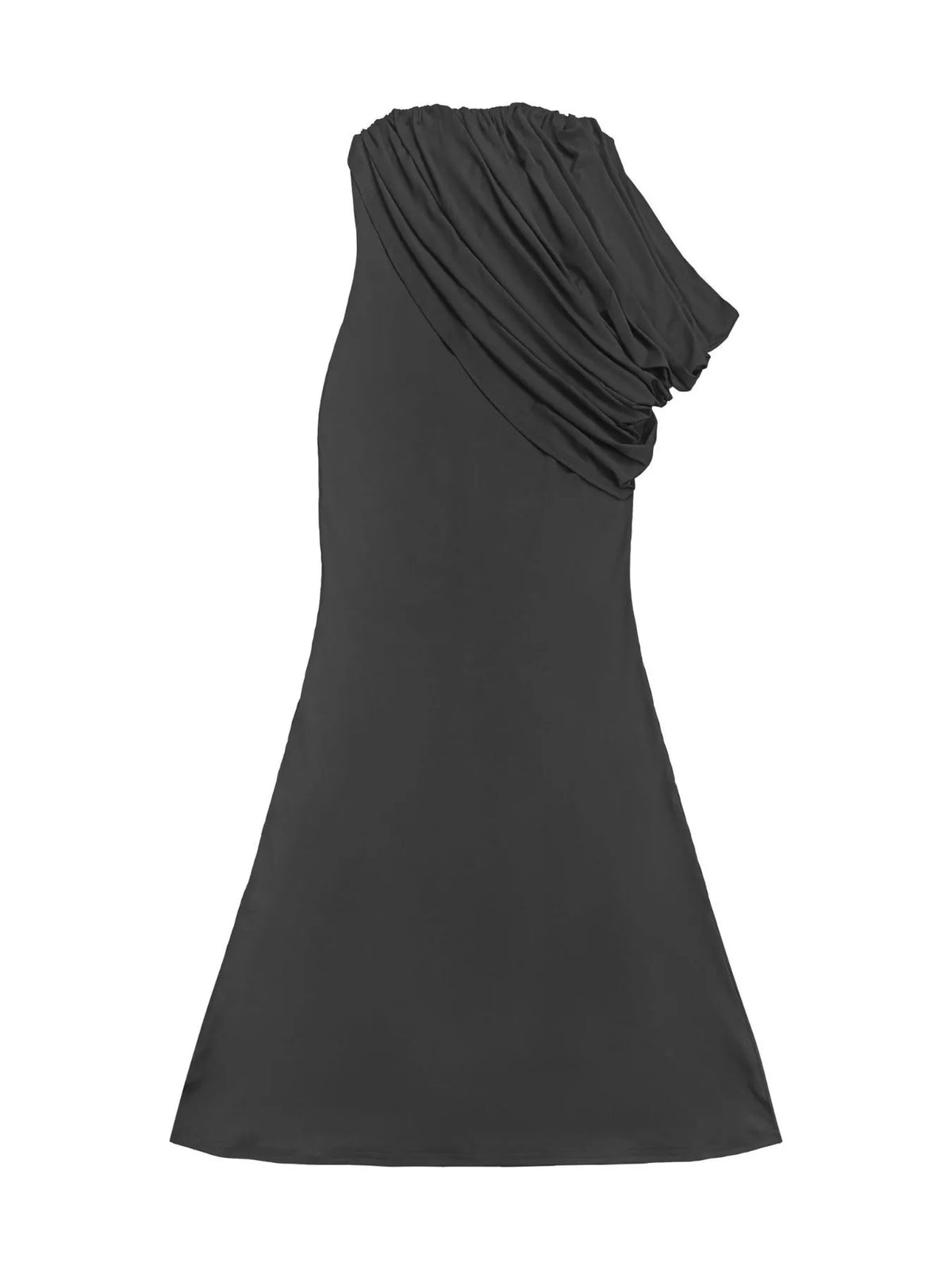 Strapless Draped Maxi Dress - Lilixa.store