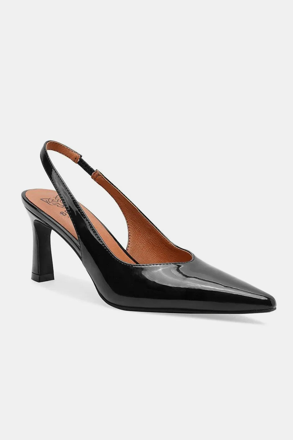 Beast Fashion Faux Leather Point Toe Slingback Pumps - Lilixa.store