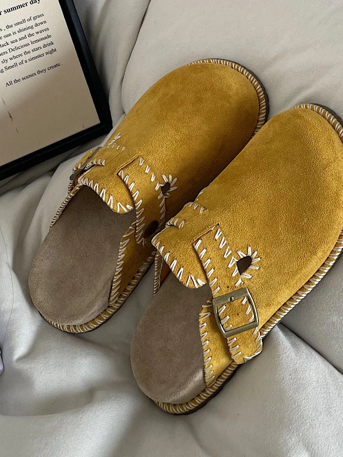 Round Toe Flats Slip-Ons, view 5
