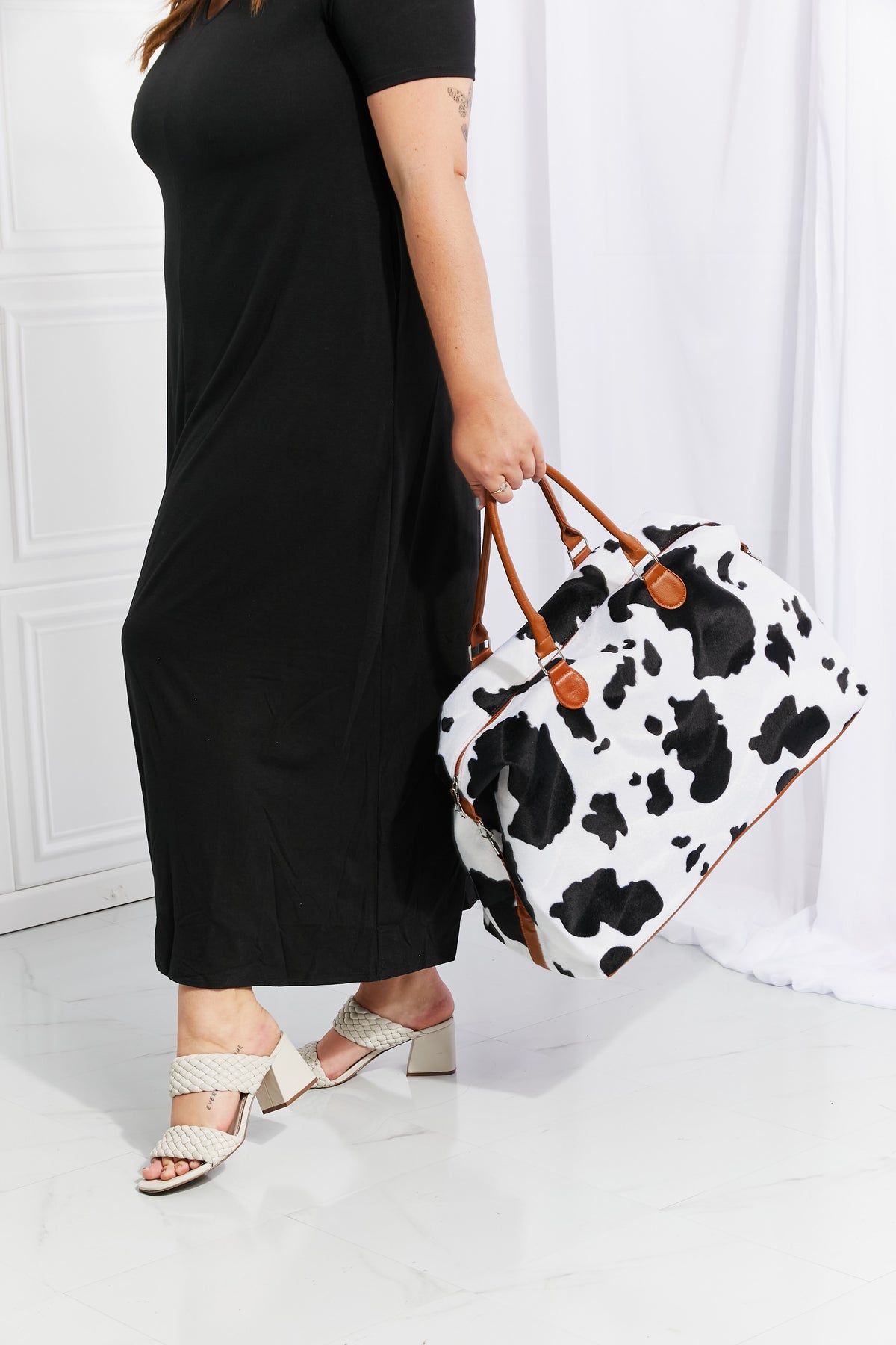 Animal Print Plush Weekender Bag - Lilixa.store