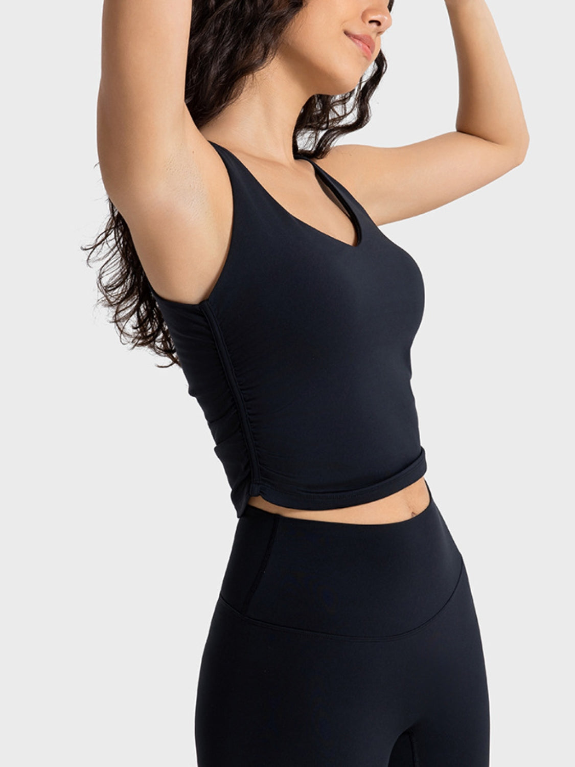 Millennia Cropped Sport Tank - Lilixa.store