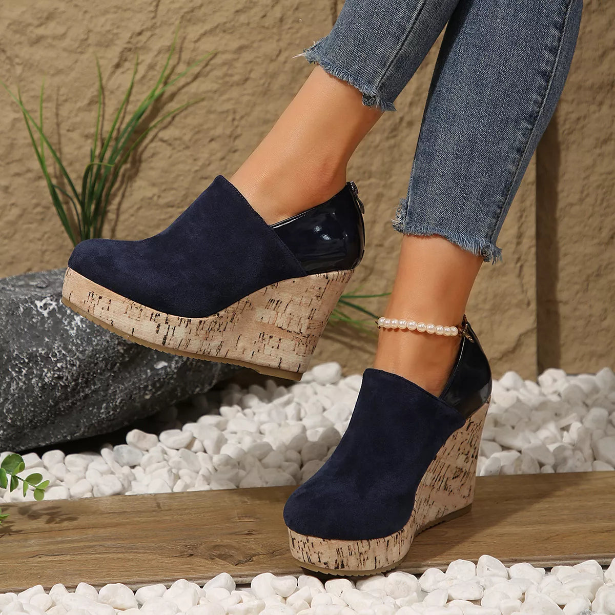 Round Toe Slip-Ons - Lilixa.store